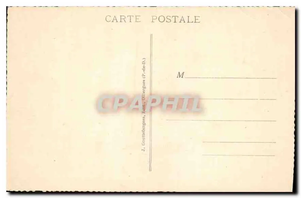 La Bourboule — Route de St-Sauves und See du Barrage — a.d.o. 1393 - Rückseite