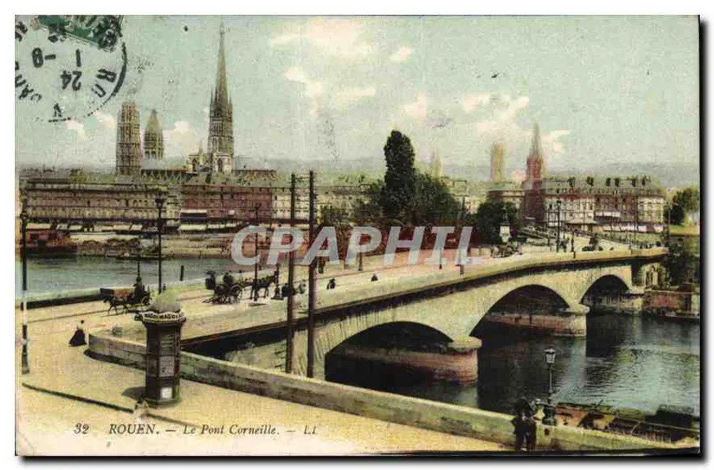 Rouen — O Ponte Corneille — Li - Frente