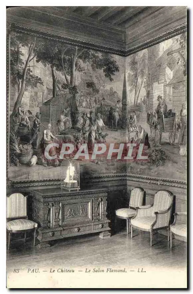 Pau — Das Schloss — Der Flämische Salon — LL. — n°88 - Vorderseite