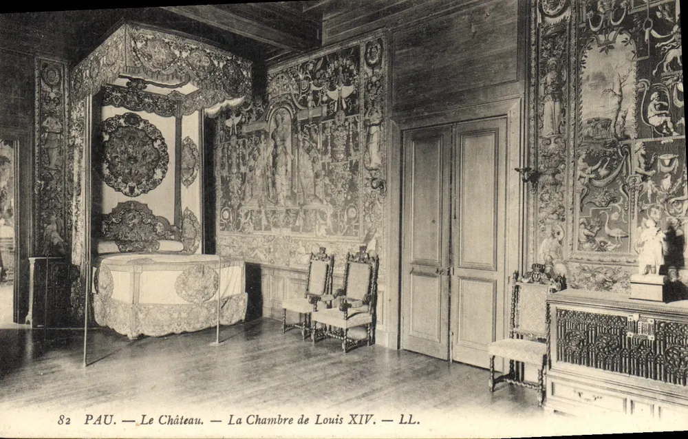 Pau — Das Schloss — Das Zimmer von Ludwig XIV — LL. — n°82 - Vorderseite