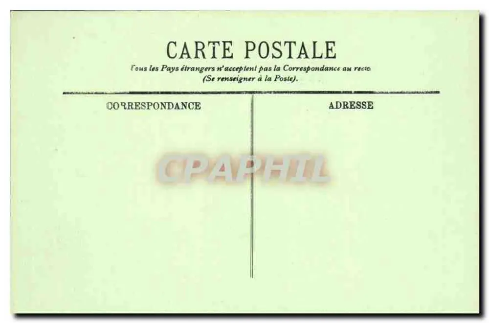 Pau — O Castelo — O Salão de Espera — LL. n°70 - Verso