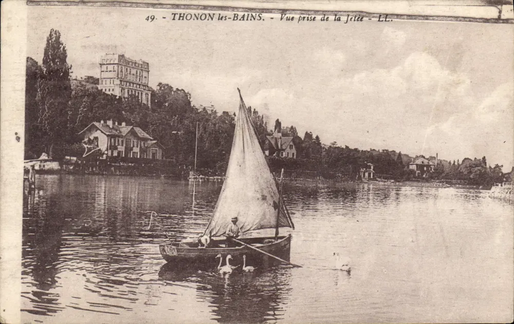 Thonon-les-Bains — Vista tirada da Pontão — LL, n°49 - Frente