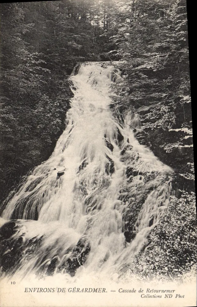 Arredores de Gérardmer — Cascata de Retournemer — Collections ND Phot - Frente