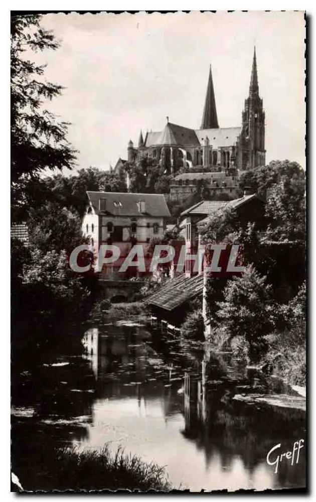 Chartres — Ufer der Eure und die Kathedrale — Edition Greff - Vorderseite