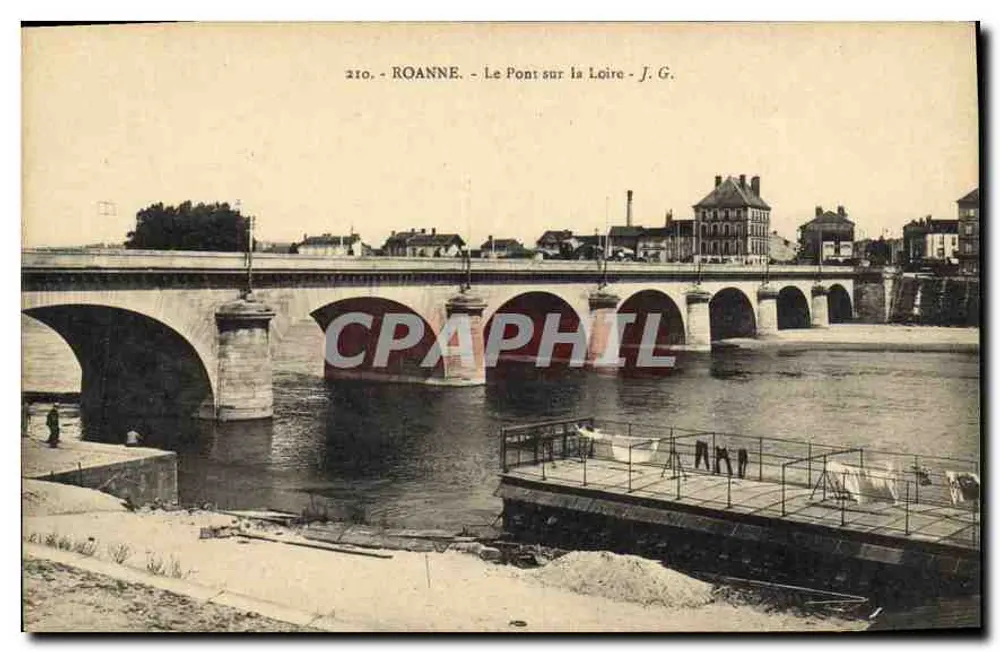 Roanne - O Ponte sobre a Loire - J.G. - Frente