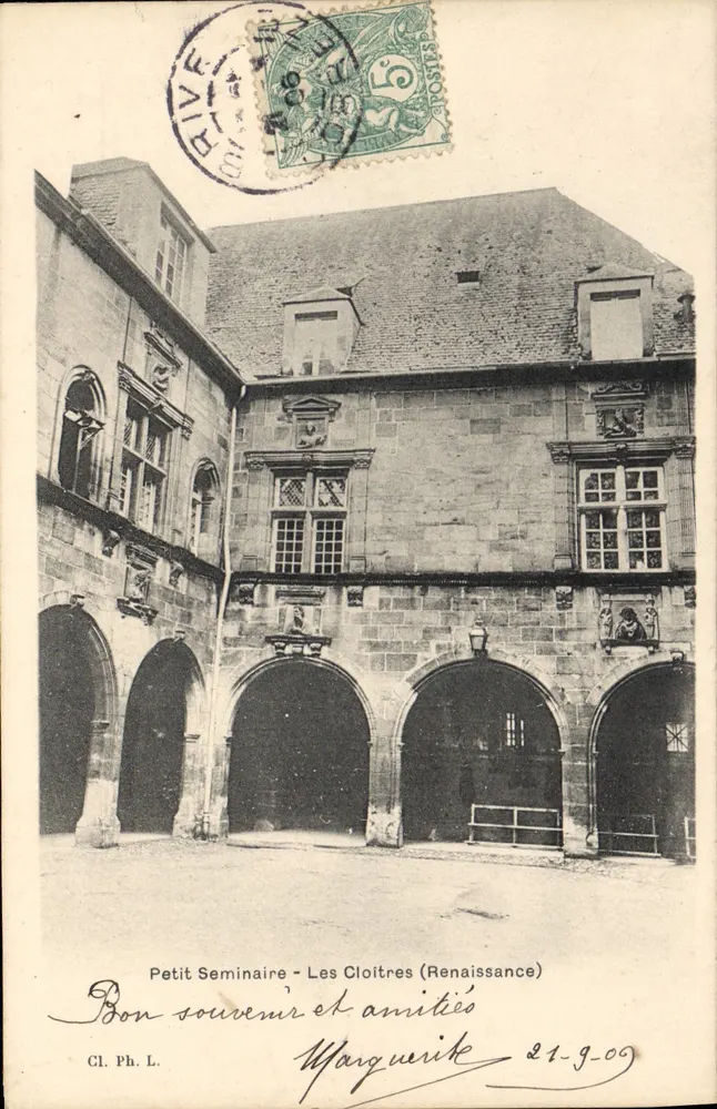 Pequeno Seminário - Os Claustros (Renascimento) — Cl. Ph. L. — editor Cl. Ph. L. n° não visível - Frente