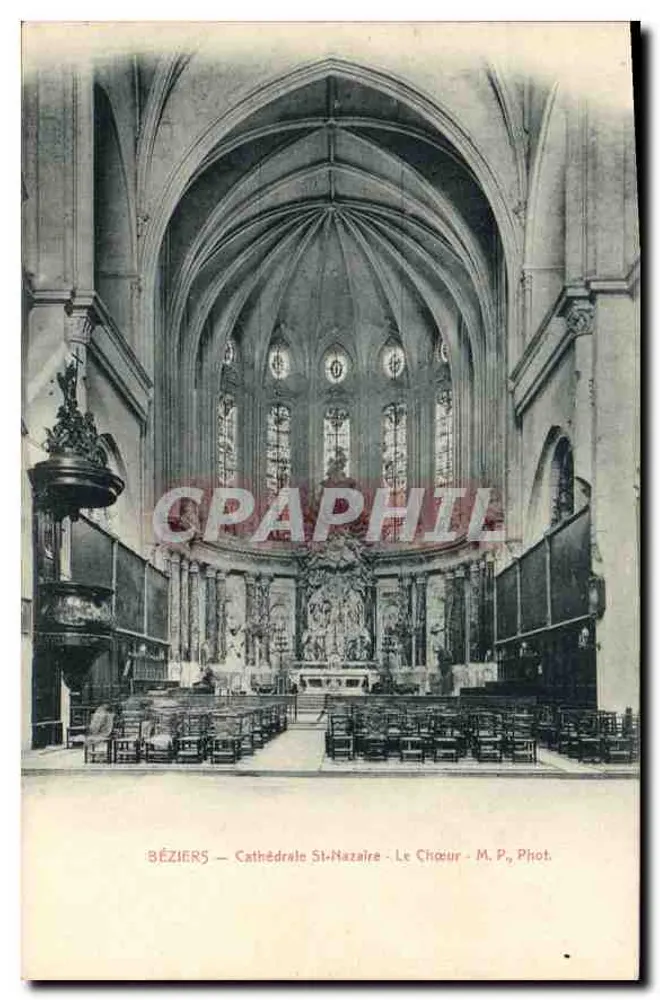 Béziers — Kathedrale St-Nazaire — Der Chor — M. P., Fot. - Vorderseite