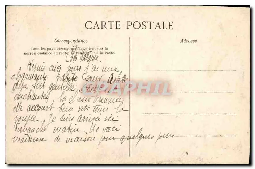 Schloss Pinterville — Umgebung von Louviers — La C.P.A. Nr. 31 - Rückseite