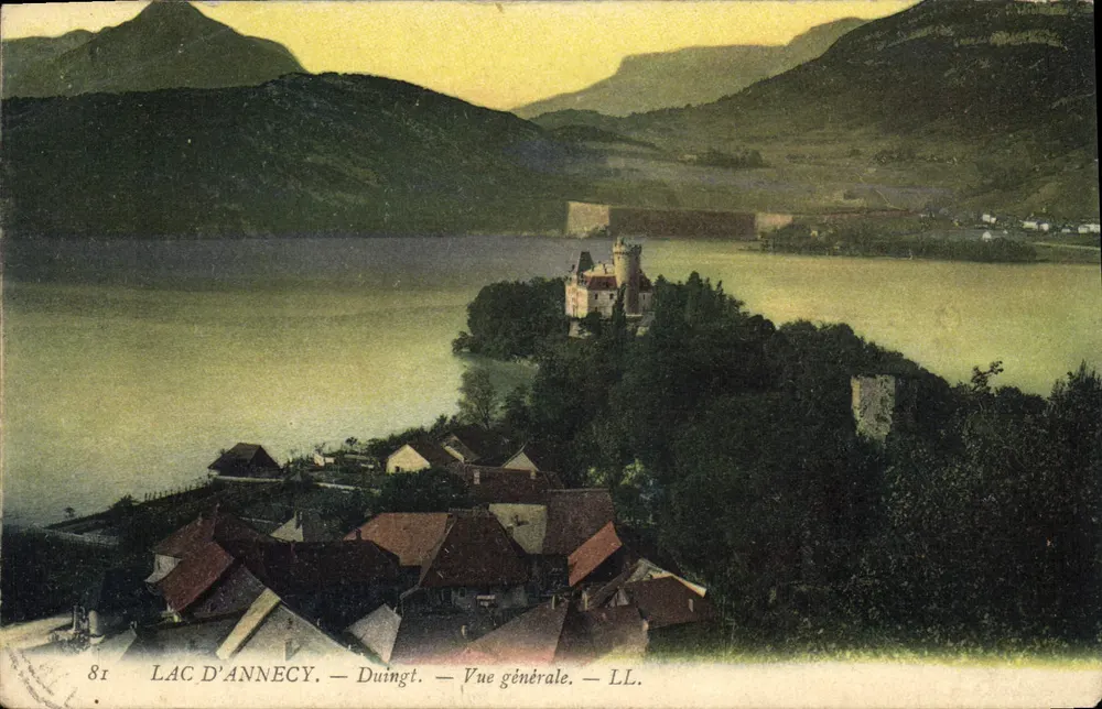Lago de Annecy — Vista geral — LL. — Editor LL, n° 81 - Frente