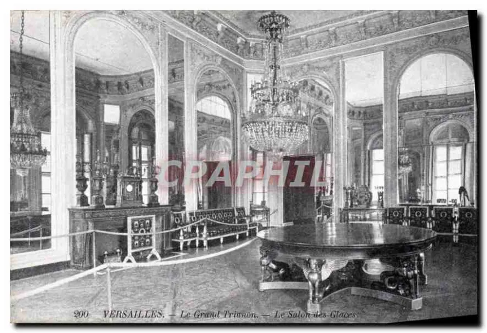 Versailles — Der Große Trianon — Der Spiegelsaal - Vorderseite