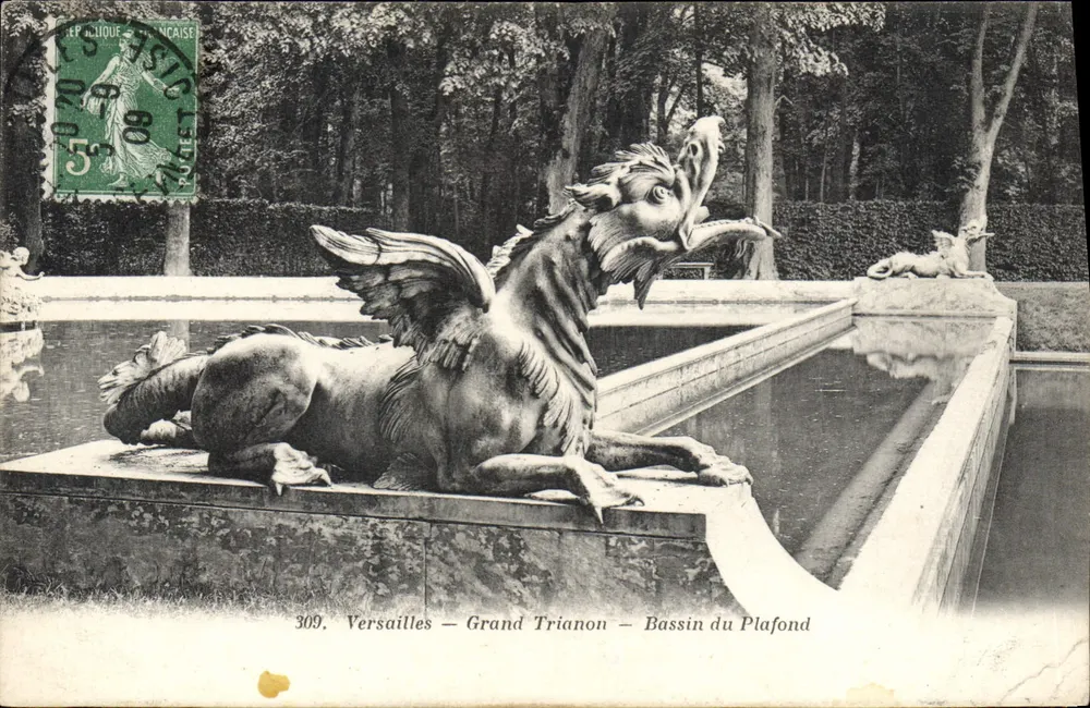 Versailles — Grand Trianon — Bassin du Plafond — Verlag Roulet, Nr. 309 - Vorderseite