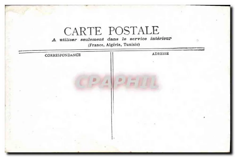 Paris - A Madeleine & Rue Royale — vista do templo com carruagens - Verso