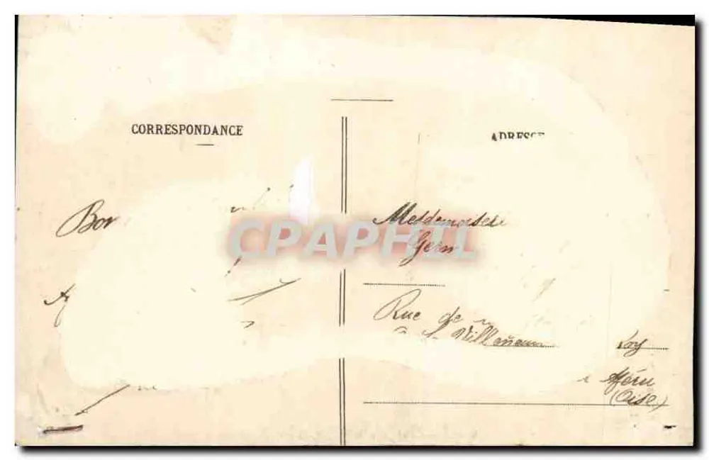 Paris - A Torre Eiffel — editor Pinson, n° 109 - Verso