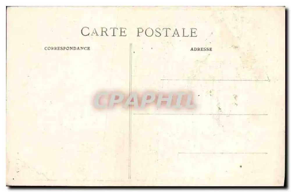 Estatua de Jean de La Fontaine — Château-Thierry — Edición J. B. - Reverso
