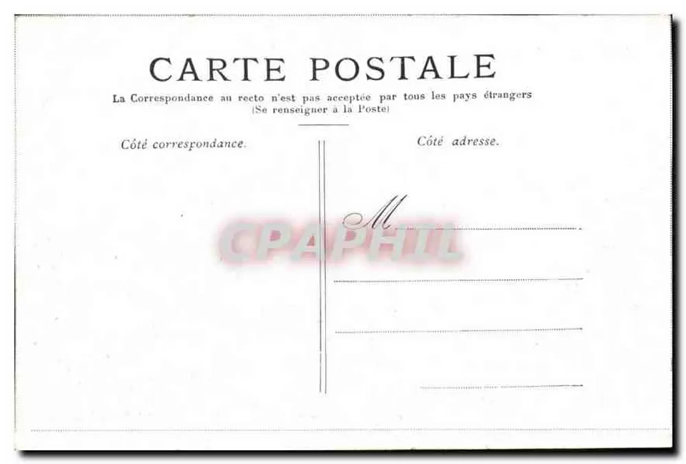Castelo de Langeais — vista do castelo e do jardim com motivos — editor não identificado - Verso
