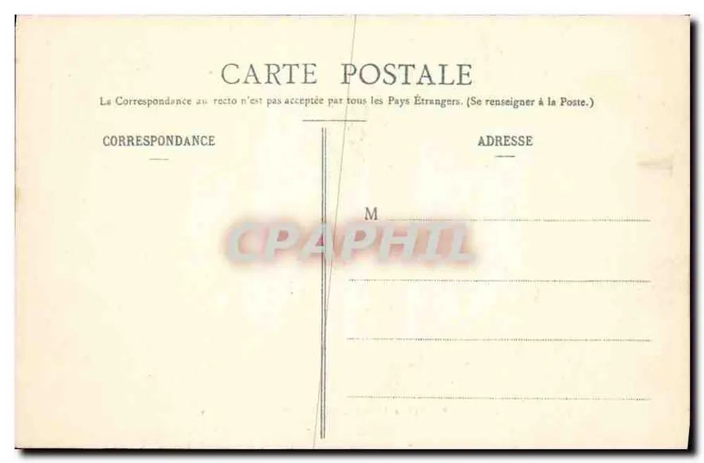 NANCY — Ansicht des Arc de Triomphe von der Place de la Carrière — Imprimeries Réunies, Nancy, n°15 - Rückseite