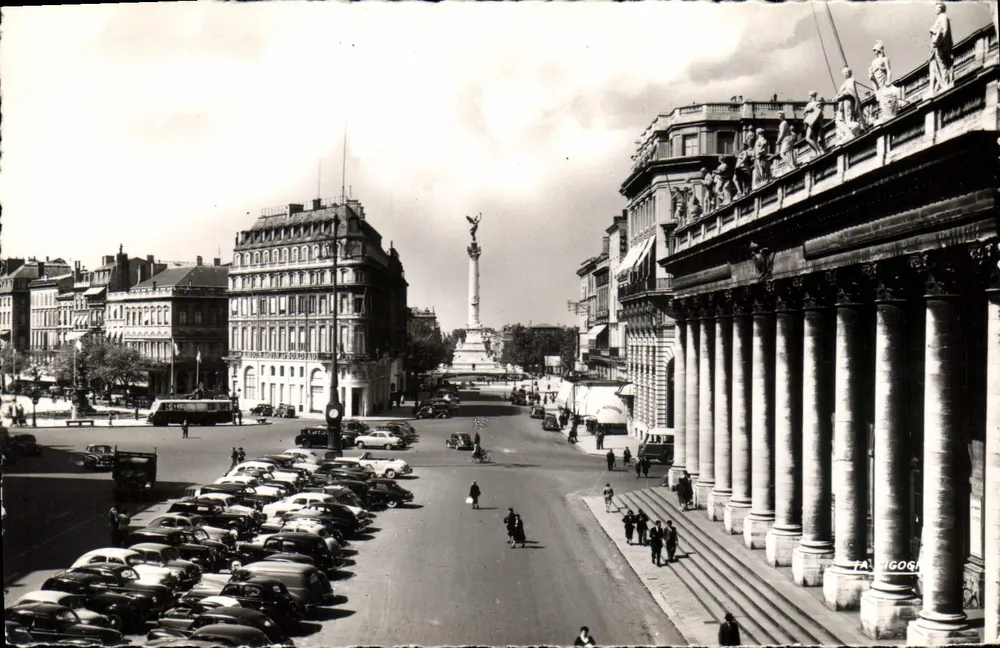 Platz der Komödie — Bordeaux (Gironde) — Verlag « La Cigogne » - Vorderseite