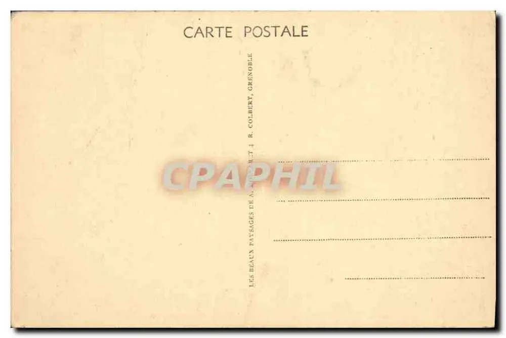 Digne-les-Bains — Route Napoléon, an den Ufern der Bléone — R. Colibert - Rückseite