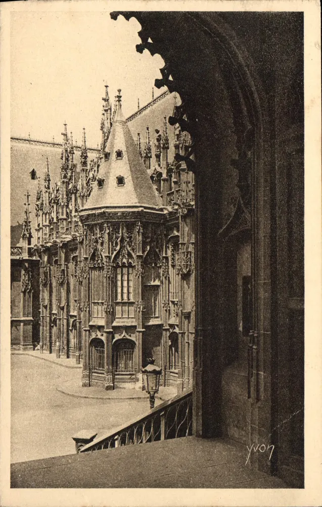 Rouen — Detail des Palais de Justice — Art Edition YVON, Rouen - Vorderseite