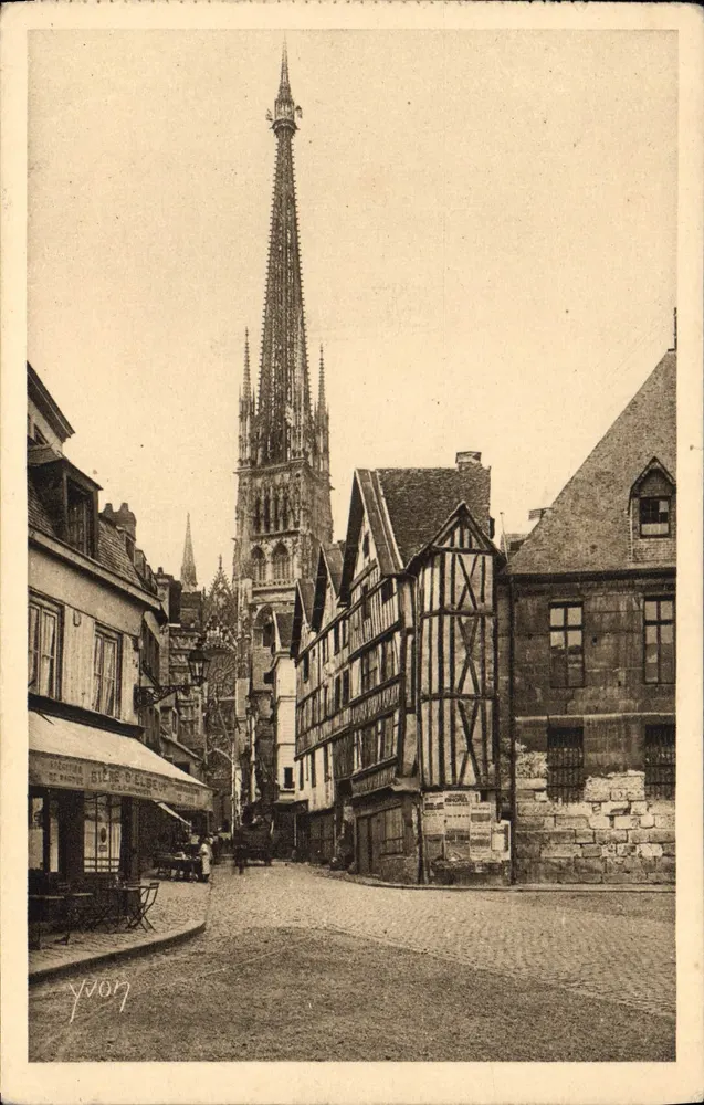 Rouen — Alte Häuser — Édition d'Art YVON - Vorderseite