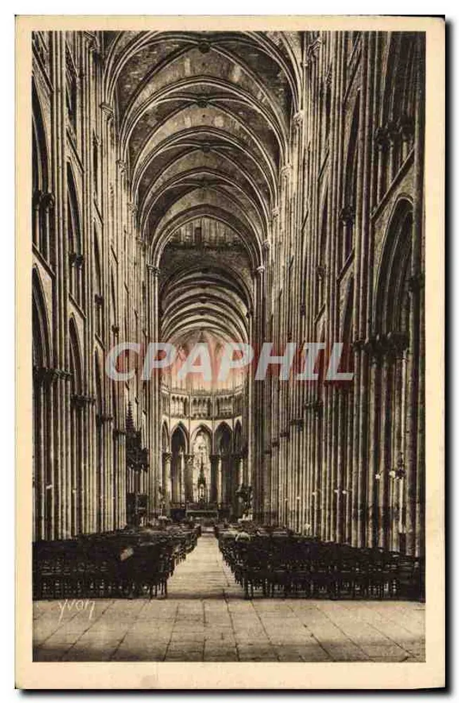 Innenansicht der Kathedrale von Rouen — Das süße Frankreich — Kunstausgabe YVON - Vorderseite