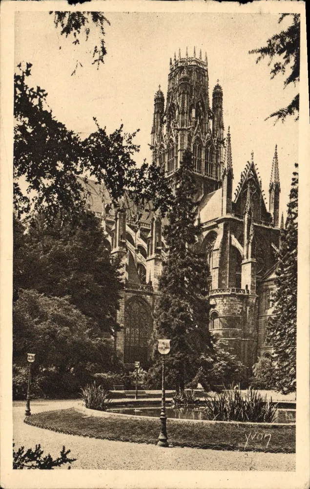 Kirche Saint-Ouen — Rouen — Edition von AH YVON - Vorderseite