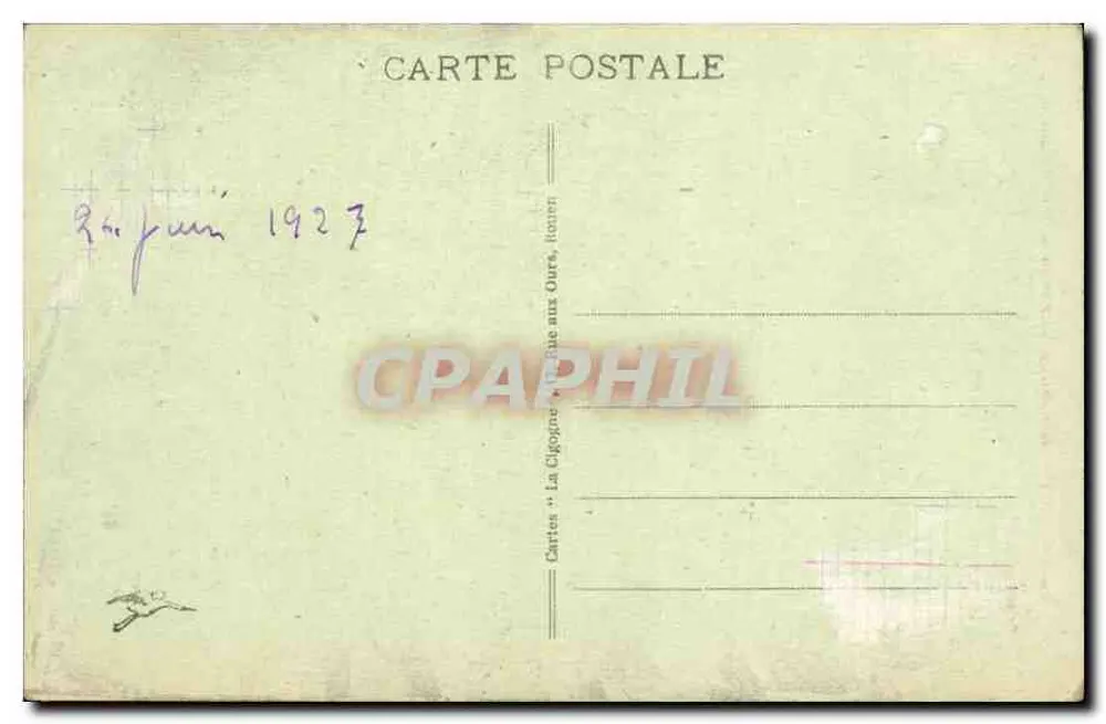 Rouen - Altes Haus aus dem 15. Jahrhundert, Rue St-Romain — Ansichtskarte Nr. 326, veröffentlicht von La Gigogne - Rückseite