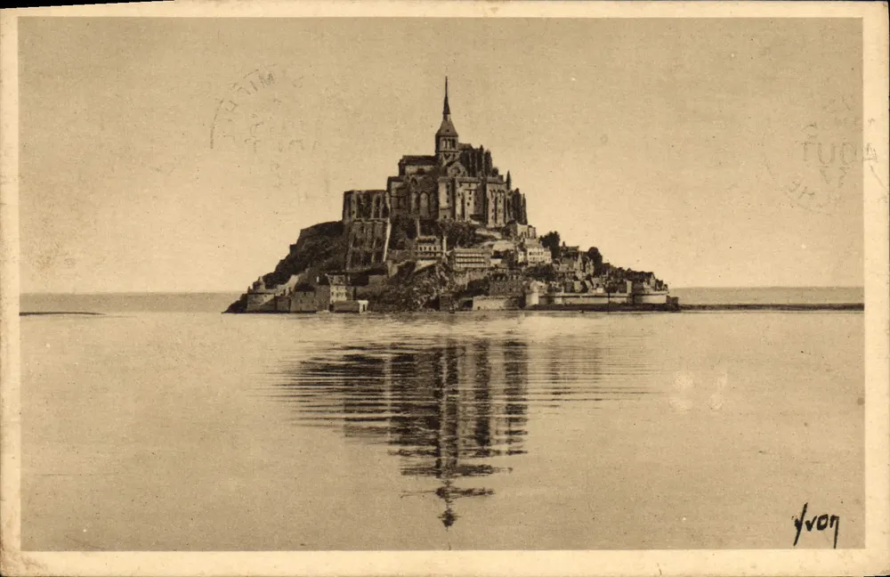 Mont Saint-Michel — Panoramablick — Les Éditions d'Art 'VITRÉ' n°42 - Vorderseite