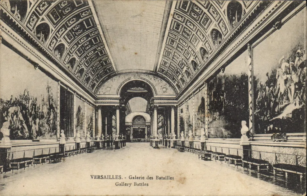 Versalhes - Galeria das Batalhas — Edições Cassel, n° 102 - Frente