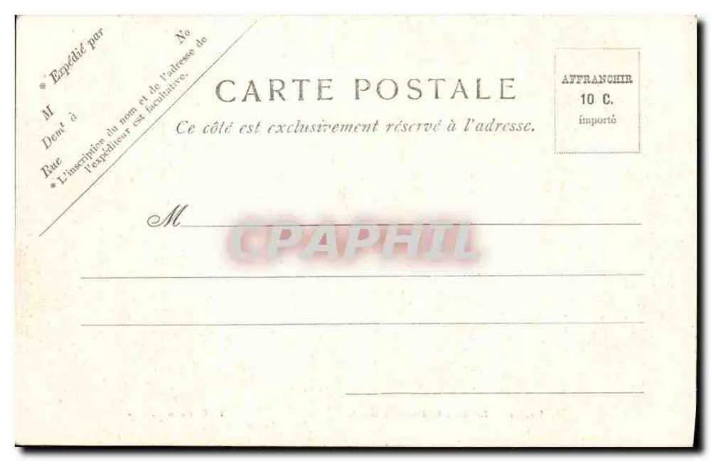 Lourdes — O Forte le Pont du Gave — V. P. Paris N. 16 - Verso