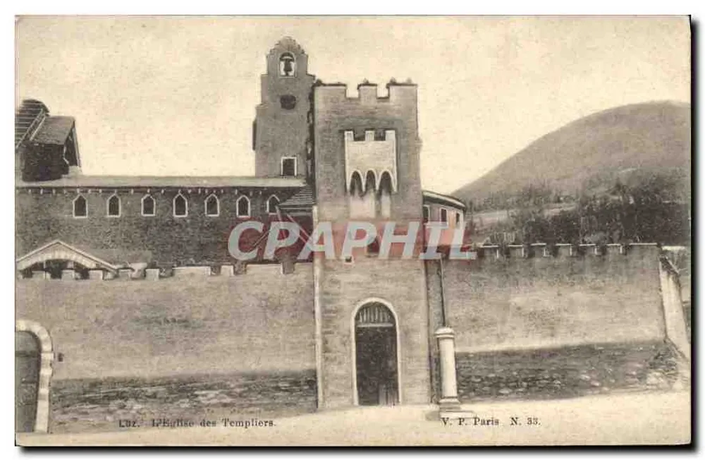 Luz — Igreja dos Templários — V.P. Paris N. 33 - Frente