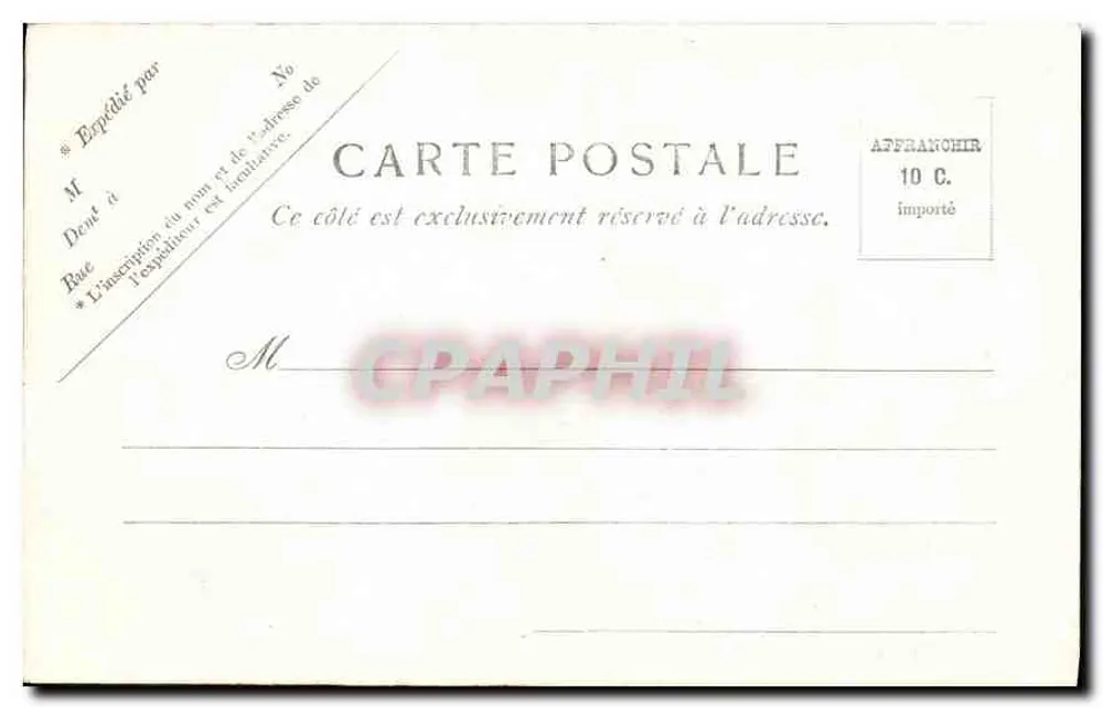 Lourdes — Panoramablick vom Route de Pau — V. P. Paris N. 26 - Rückseite