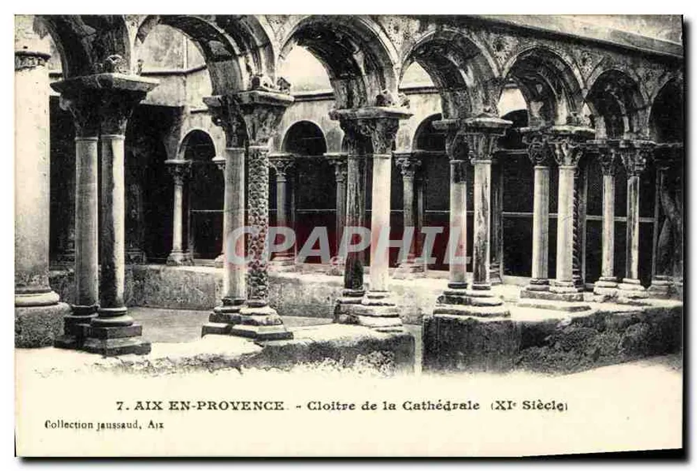 Aix-en-Provence — Cloître da Catedral (Século XI) — Coleção Jaussaud, Aix - Frente