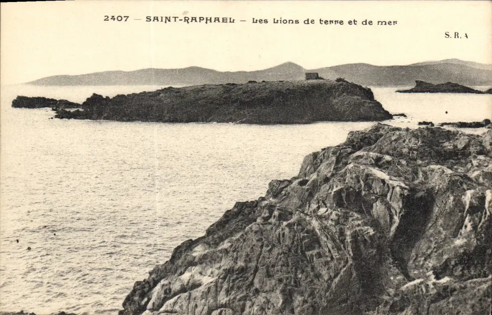 Saint-Raphaël — Os Leões da Terra e do Mar — S.R.A. n°2407 - Frente