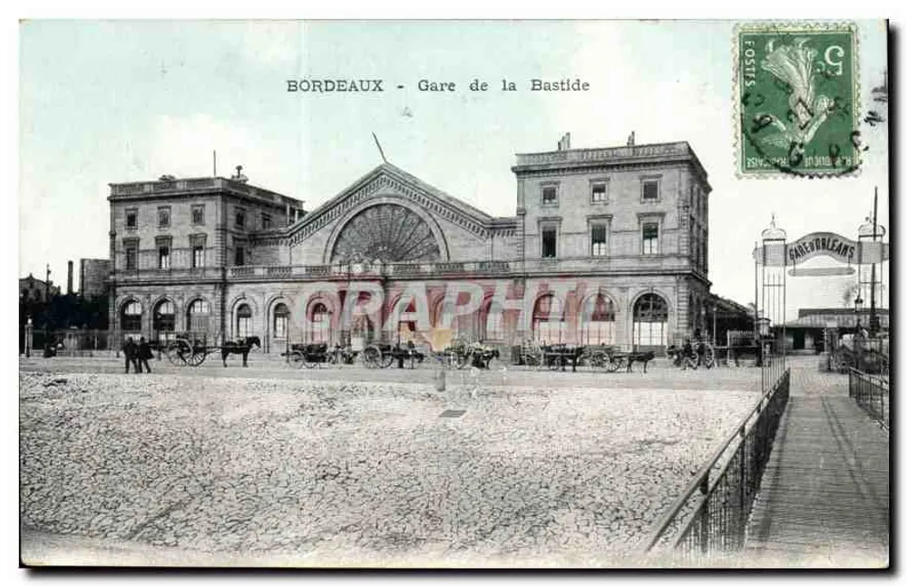Bordeaux - Gare de la Bastide — Gráfico, número de série não legível - Frente
