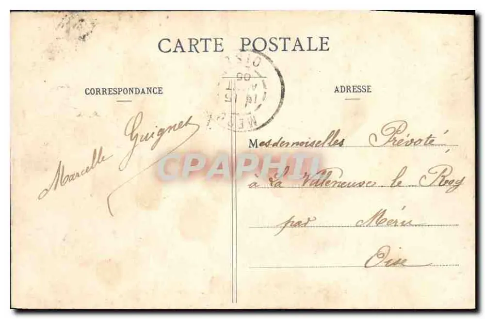 Die kleine Höhle im Bois de Boulogne — Paris — Nr. 491 — Verlag L'ANDRE - Rückseite