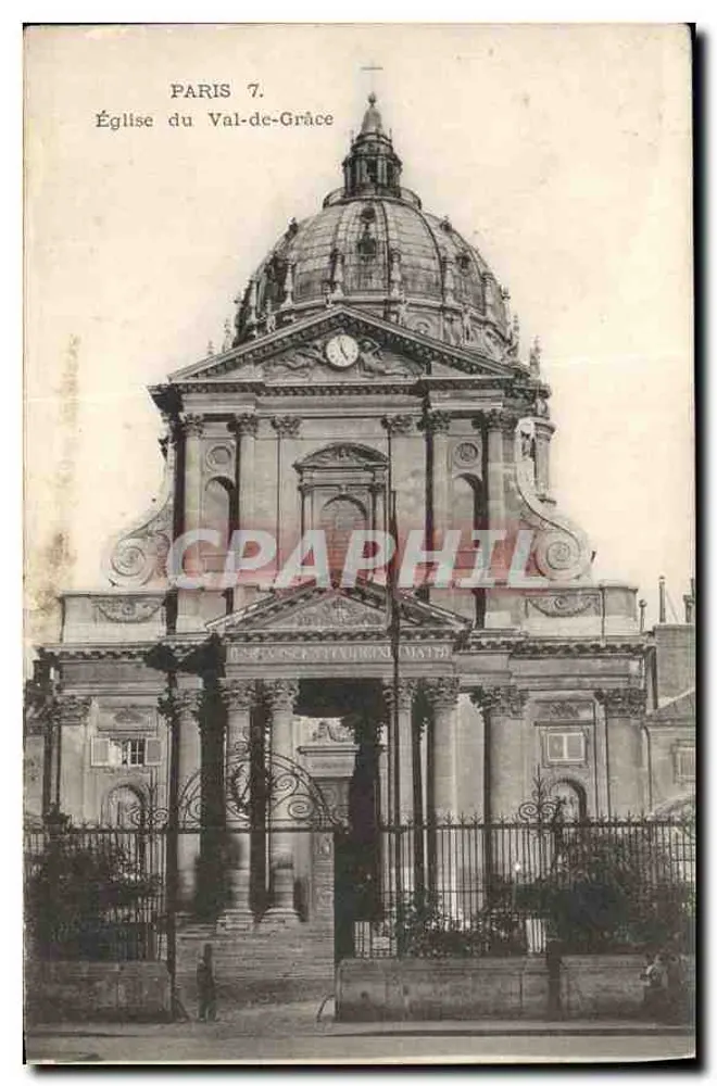 Paris 7. Igreja do Val-de-Grâce — editor não visível - Frente