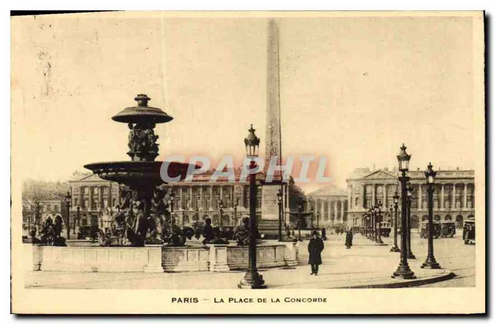 Paryż — Plac Konkordii - Awers