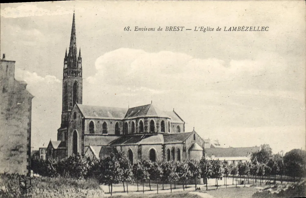 A Igreja de Lambézellec — Arredores de Brest — n°68 - Frente