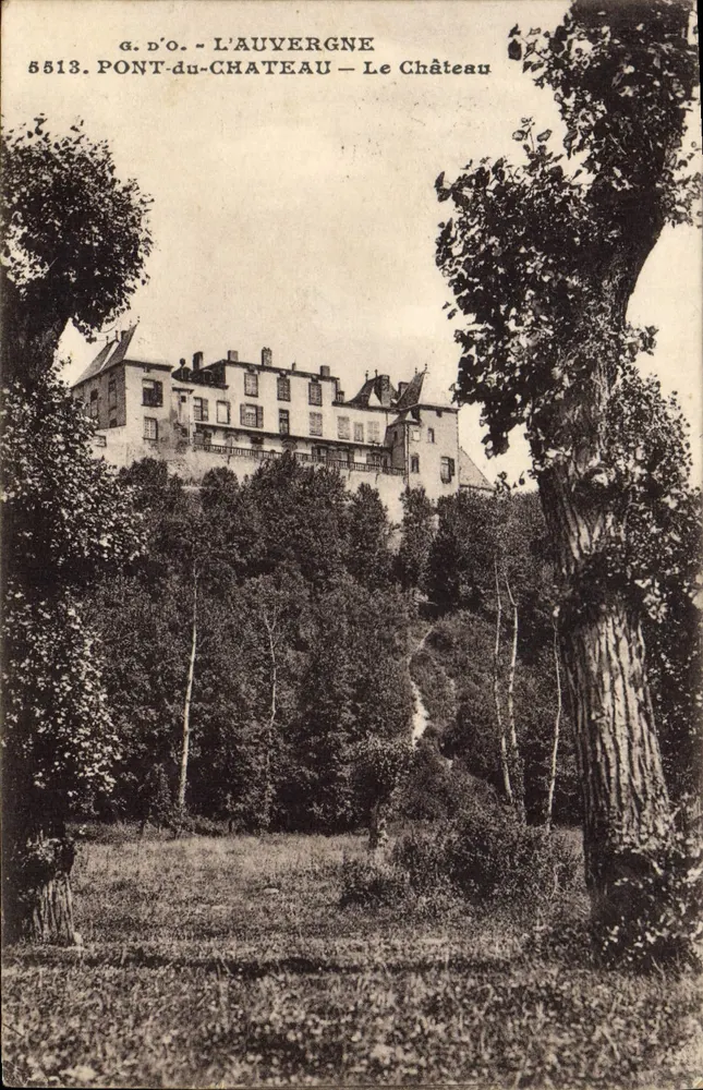 Pont-du-Château — Das Schloss — G. D'O. — L'Auvergne - Vorderseite