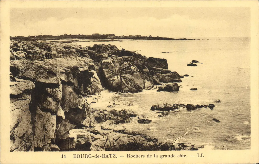 Bourg-de-Batz — Rochers de la grande côte — LL - Vorderseite