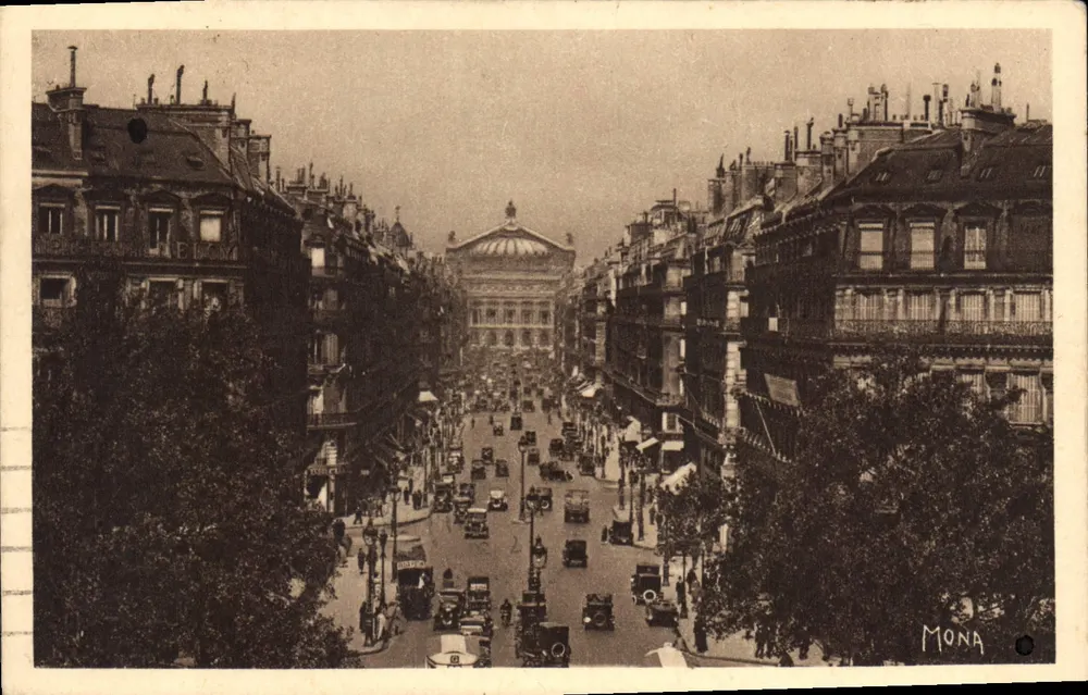 Avenue de l'Opéra — Paris — Verlag MONA, Seriennummer nicht sichtbar - Vorderseite