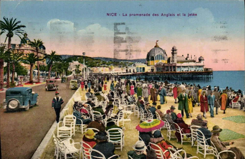 NICE - De promenade des Anglais en de kade - Voorkant