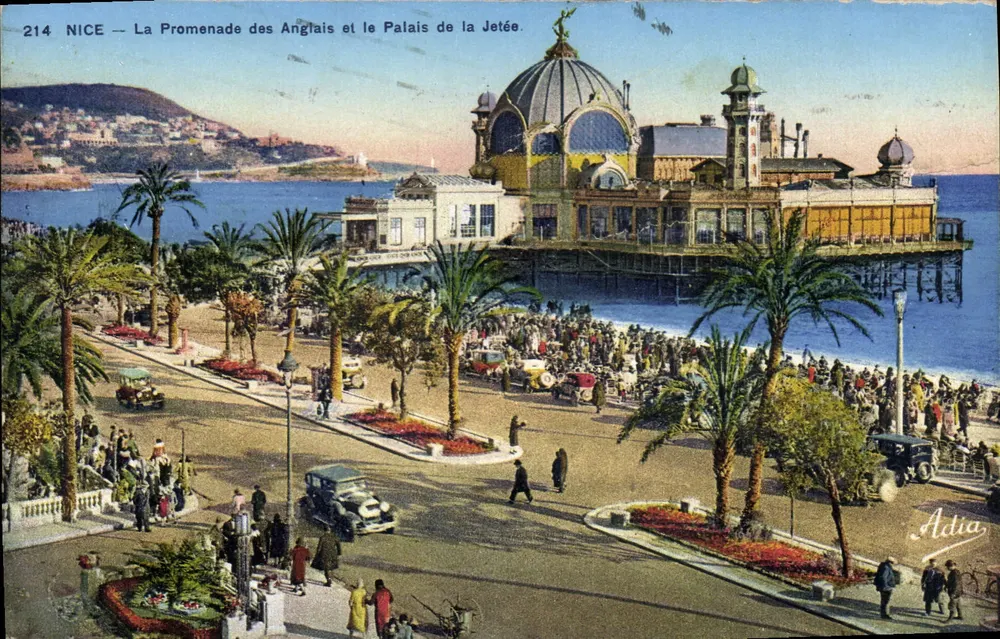NICE — Die Promenade des Anglais und das Palais de la Jetée — Adia, n°214 - Vorderseite