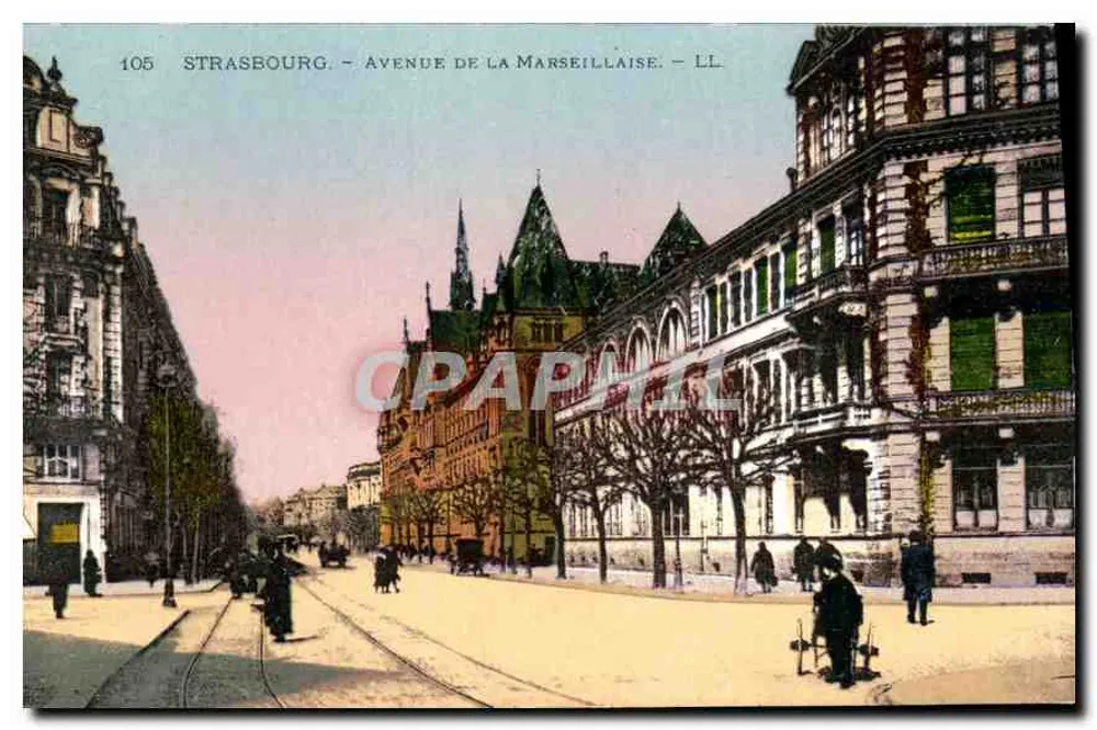 Estrasburgo - Avenida da Marselhesa — LL — n°105 - Frente