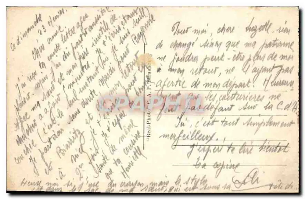 Lourdes - São Miguel, a Esplanada e a Basílica — Real-Photo G. A. P. Béthune, n°35 - Verso