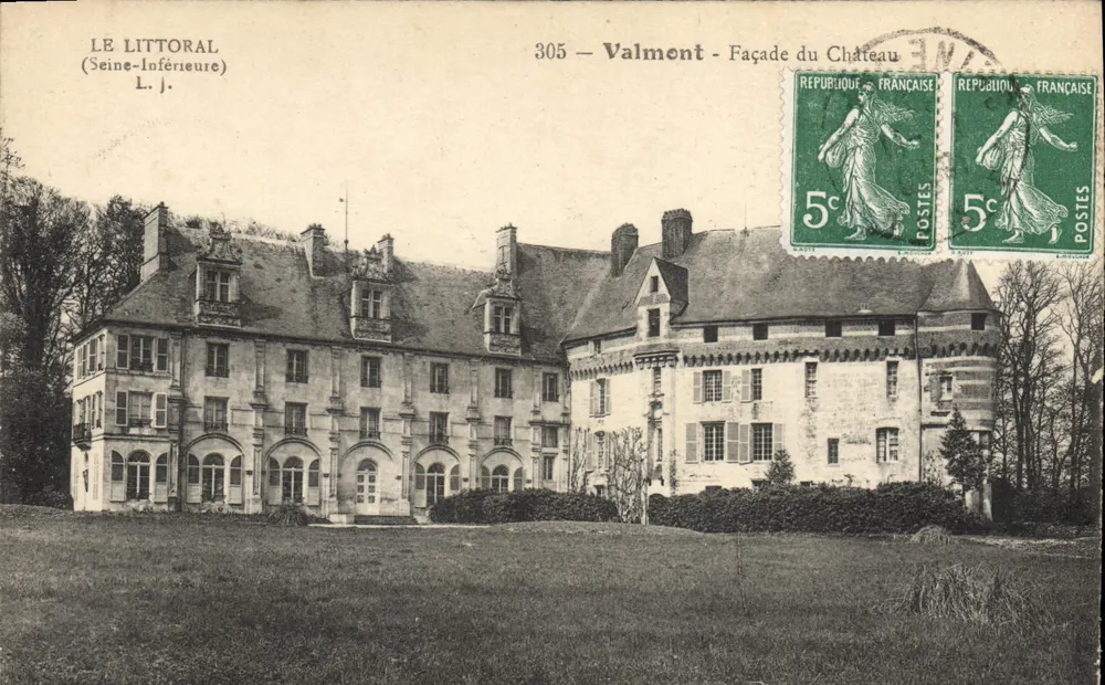 Valmont - Fassade des Schlosses — Le Littoral (Seine-Inférieure) — L. J. n°305 - Vorderseite