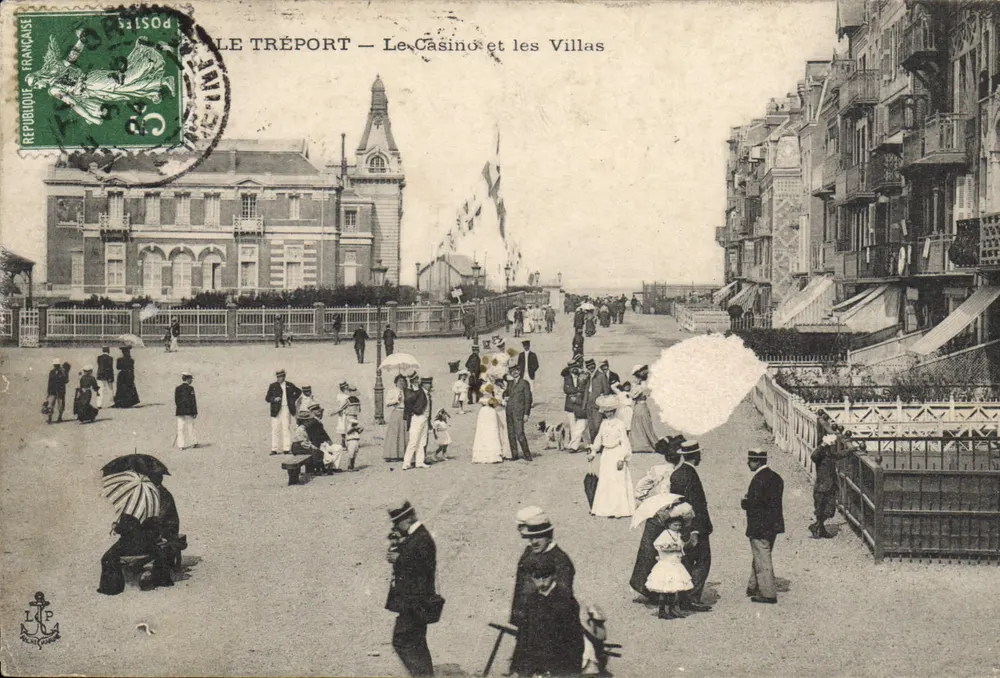Le Tréport — Das Casino und die Villen — Verlag L.P. Paris - Vorderseite