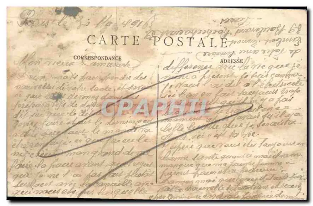 Paris — Les Boulevards des Capucines et des Italiens — C. M. - Rückseite
