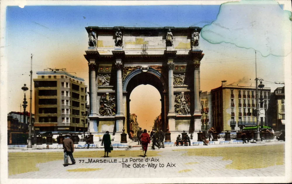 Marselha — Porta de Aix — Edição do Velho Port, n°77 - Frente